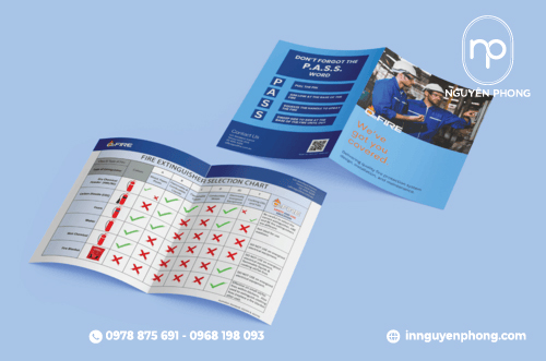 Brochure dùng để giới thiệu sản phẩm, dịch vụ